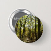 Appalachen-Pfad im Oktober in Shenandoah Button (Vorne & Hinten)
