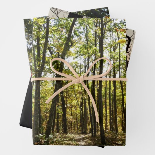 Appalachen-Pfad im Oktober in Shenandoah Geschenkpapier Set (Beispiel)