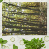 Appalachen-Pfad im Oktober in Shenandoah Geschirrtuch (Gefaltet)