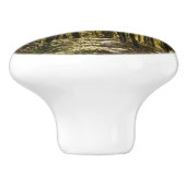 Appalachen-Pfad im Oktober in Shenandoah Keramikknauf (Seitenansicht)