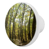 Appalachen-Pfad im Oktober in Shenandoah Keramikknauf (Rechts)