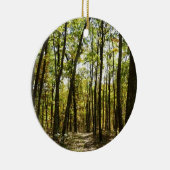 Appalachen-Pfad im Oktober in Shenandoah Keramikornament (Rechts)
