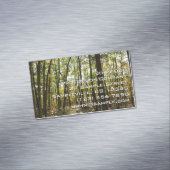 Appalachen-Pfad im Oktober in Shenandoah Magnetische Visitenkarte (Beispiel)