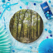 Appalachen-Pfad im Oktober in Shenandoah Pappteller (Party)