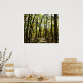 Appalachen-Pfad im Oktober in Shenandoah Poster (Küche)