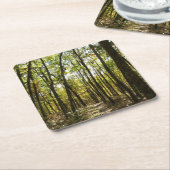 Appalachen-Pfad im Oktober in Shenandoah Rechteckiger Pappuntersetzer (angewinkelt)