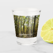 Appalachen-Pfad im Oktober in Shenandoah Schnapsglas (Vorderseite)