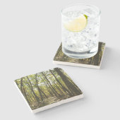 Appalachen-Pfad im Oktober in Shenandoah Steinuntersetzer (Seitenansicht)