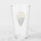 Appalachen-Pfad (Pfeilspitzen) Glas (Rückseite)