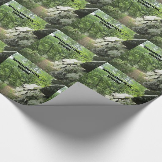 Appalachen-Pfad, Virginia Geschenkpapier (Ecke)