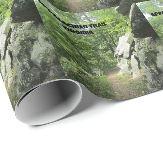 Appalachen-Pfad, Virginia Geschenkpapier (Rolleneckpunkt)