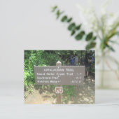 Appalachen-Postkarte Postkarte (Stehend Vorderseite)