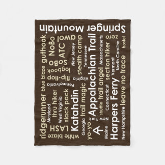 Appalachen Trail World Cloud Fleecedecke