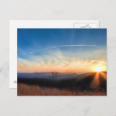 Appalachen und Blue Ridge Mountains Sunset Postkarte (Vorne/Hinten)