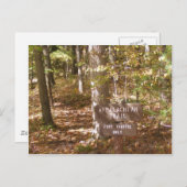 Appalachen Wegweiser Pennsylvania Fall Postkarte (Vorne/Hinten)