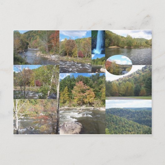 Appalachia Collage Postkarte (Vorderseite)
