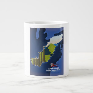 Appalachia Eastern United Staaten Reiseplan Jumbo-Tasse
