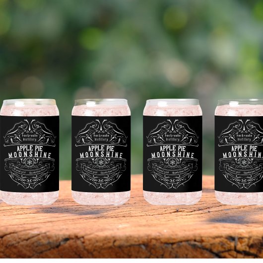 Appalachia Moonshine-Etikett Dosenglas