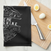 Appalachia Moonshine-Etikett Geschirrtuch (Viertel Falte)