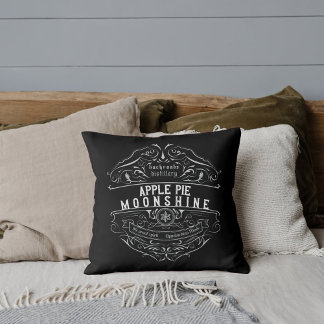 Appalachia Moonshine-Etikett Kissen
