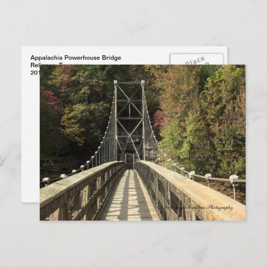 Appalachia Powerhouse Bridge in Reliance, Tennesse Postkarte (Vorne/Hinten)