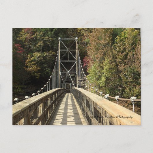 Appalachia Powerhouse Bridge in Reliance, Tennesse Postkarte (Vorderseite)