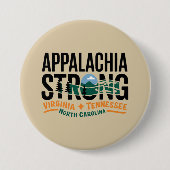 Appalachia Stark Gebirge Außenbereich Wandern NC Button (Vorderseite)