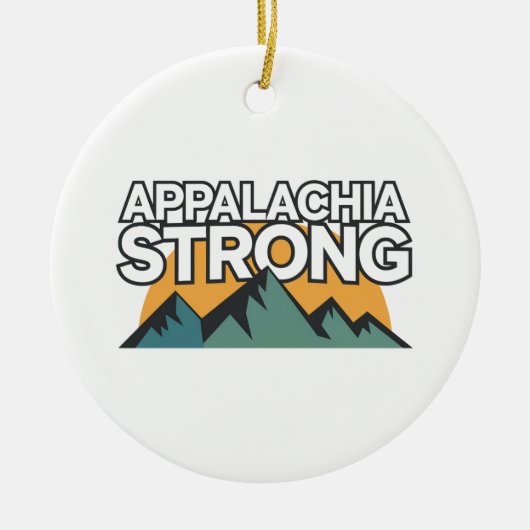 Appalachia Strong Keramik Ornament (Vorne)