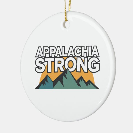 Appalachia Strong Keramik Ornament (Links)