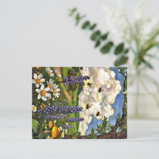 Appalachian Animals  Postkarte (Stehend Vorderseite)