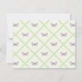 Appalachian Blue Butterfly Flat Note Card Mitteilungskarte (Rückseite)