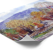 Appalachian Blue Hills-Poster Poster (Ecke)
