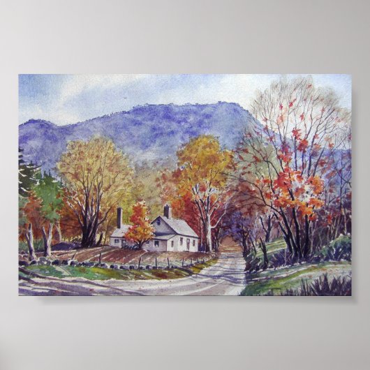 Appalachian Blue Hills-Poster Poster (Vorne)