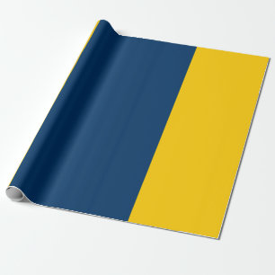 Appalachian Gold und Blue Wrapping Paper Geschenkpapier