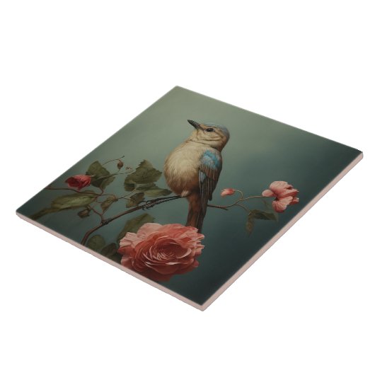 Appalachian Morning Bird Fliese (Seite)