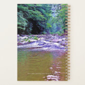 Appalachian Mountain Creek Custom Weekly Monthly Planer (Rückseite)