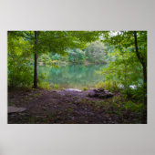 Appalachian Mountain Lake Scene Poster (Vorne)