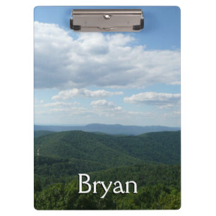 Appalachian Mountains I Shenandoah Klemmbrett