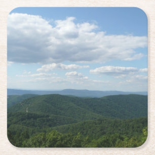 Appalachian Mountains I Shenandoah Rechteckiger Pappuntersetzer