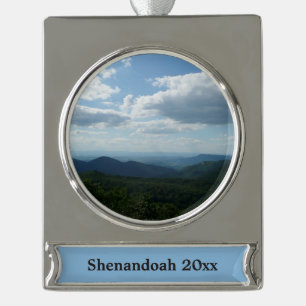 Appalachian Mountains II Shenandoah Banner-Ornament Silber