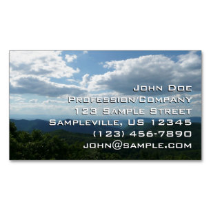 Appalachian Mountains II Shenandoah Magnetische Visitenkarte