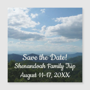 Appalachian Mountains II Shenandoah Magnetkarte