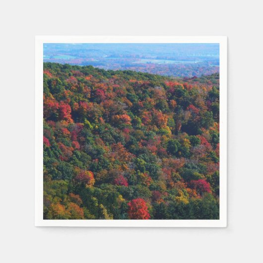 Appalachian Mountains im Herbst Serviette (Vorderseite)