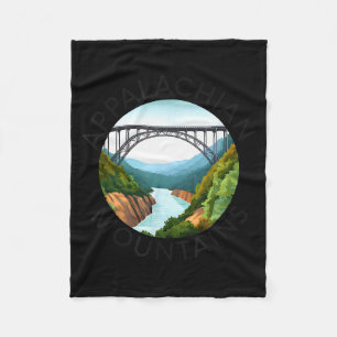 Appalachian Mountains New River Gorge Bridge West Fleecedecke
