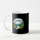 Appalachian Mountains New River Gorge Bridge West Kaffeetasse (Links)