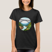 Appalachian Mountains New River Gorge Bridge West T-Shirt (Vorderseite)