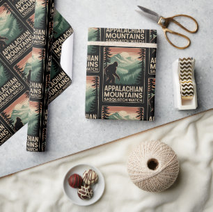 Appalachian Mountains Sasquatch Geschenkpapier