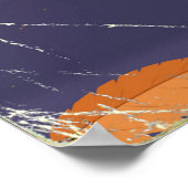 Appalachian Mountains Vintage Reiseposter Poster (Ecke)