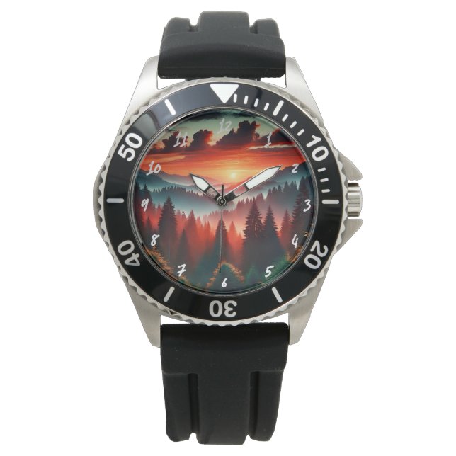 appalachian Sunset Armbanduhr (Vorderseite)