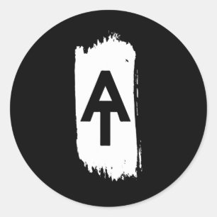 Appalachian Trail Andenkenkarte Wandern Appalachia Runder Aufkleber